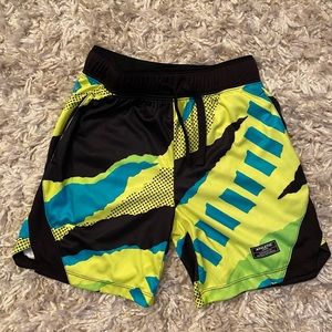 Sporty Boys Shorts- Yellow, Green , Black and Blue size 8